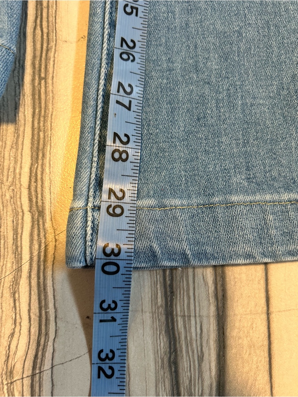 PAIGE Genevieve Flare Bootcut Light Blue Stretch Jeans - Picture 9 of 14